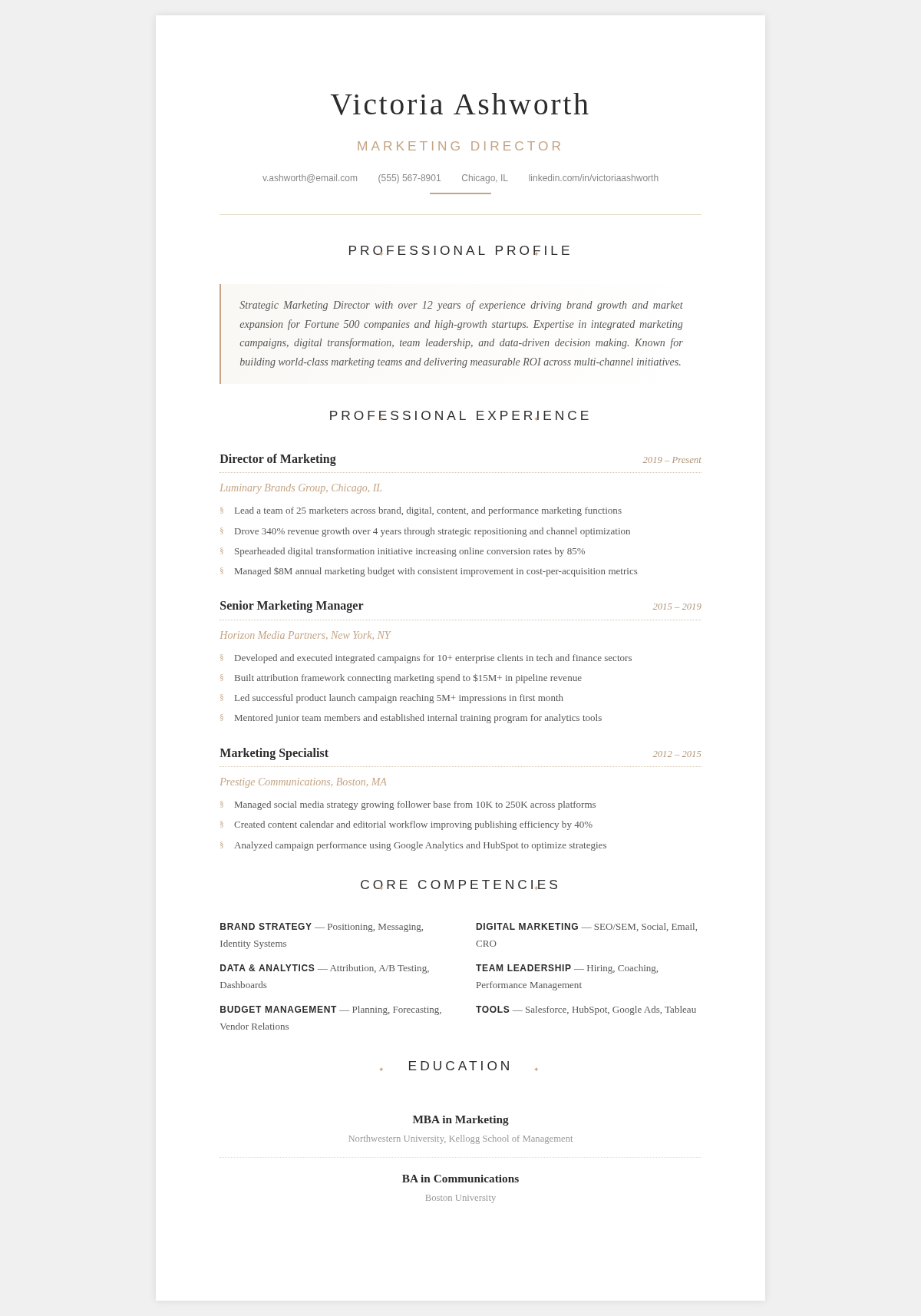 Elegant sophisticated simple resume